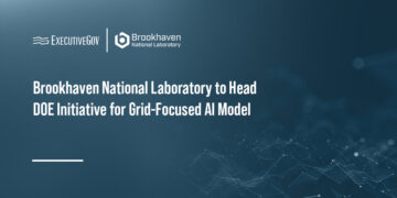 Brookhaven National Laboratory logo. The research institution has been selected by the DOE to lead the grid foundation model project.