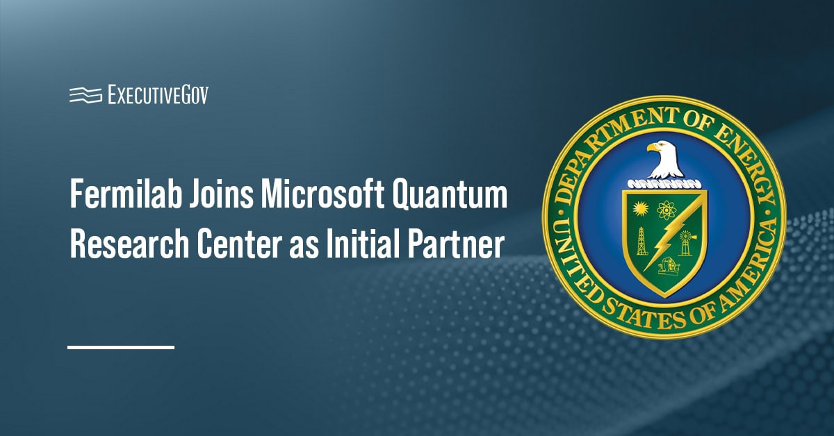 Fermilab Joins Microsoft Quantum Research Center as Initial Partner Executive Gov Department of Energy logo. DOE's Fermilab has joined Microsoft Quantum as an initial partner in a new quantum hardware makerspace to expand its open-source QICK platform for quantum hardware training and research.