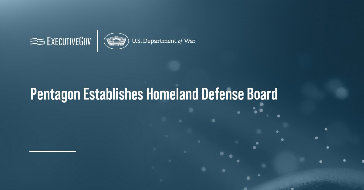 Pentagon Establishes Homeland Defense Board