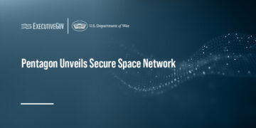 Department of War logo. DOW has launched the Secure Space Network to expand classified work access.