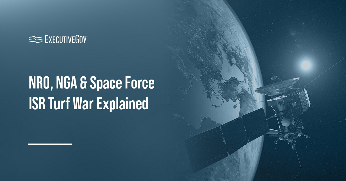 Satellite in orbit. NRO, NGA and Space Force clashed over commercial ISR buying authority