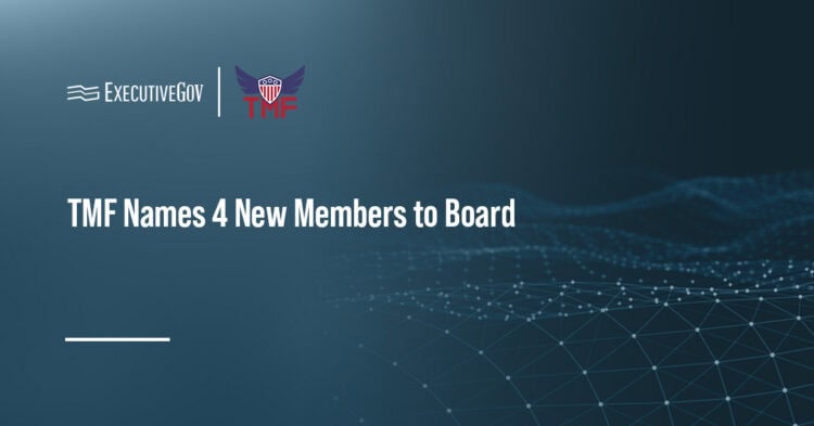 TMF Names 4 New Members to Board Executive Gov Technology Modernization Fund logo. TMF has named four new members, including CIOs from EPA, DOJ and OMB, to its board.