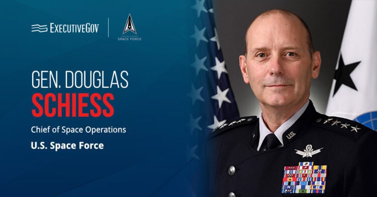 Gen. Douglas Schiess. The Space Force's chief of space operations outlined three lines of effort to build combat power.