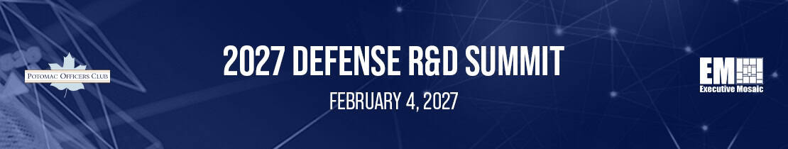 2027 Defense R&amp;D Summit banner ad.