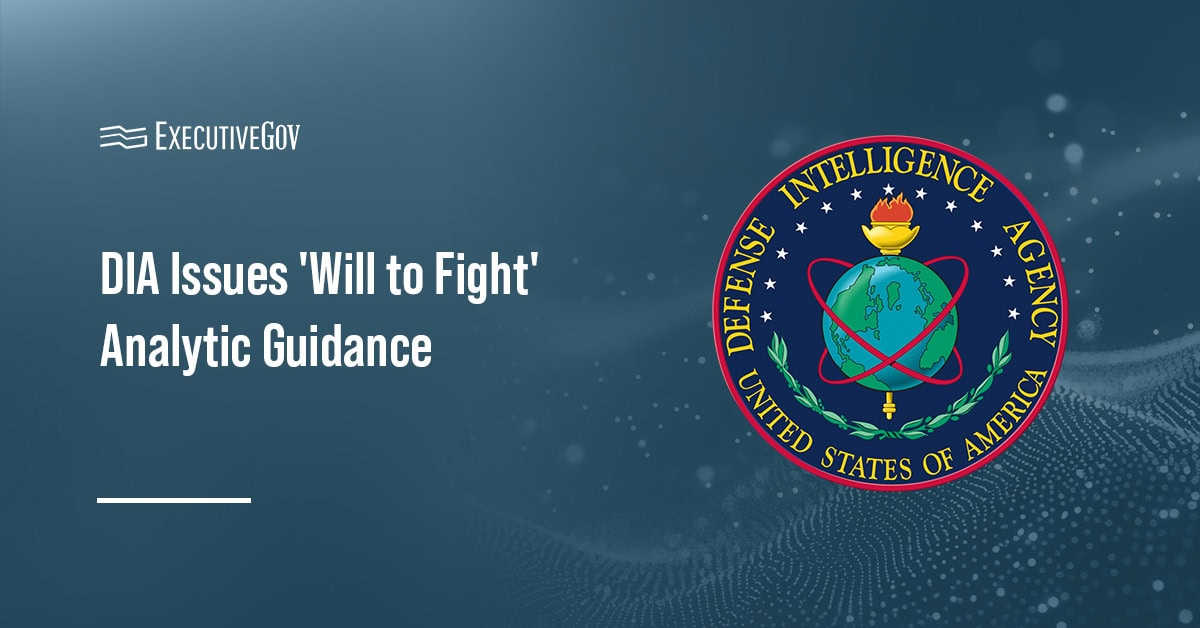 Defense Intelligence Agency logo. DIA has released analytic guidance for assessing combatant will to fight.
