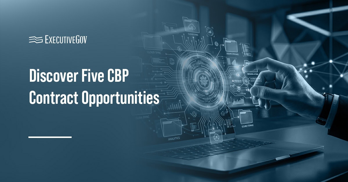 Technology graphic. U.S. Customs and Border Protection is finishing 2026 strong with critical contract opportunities for essential technologies like controlled UAS.
