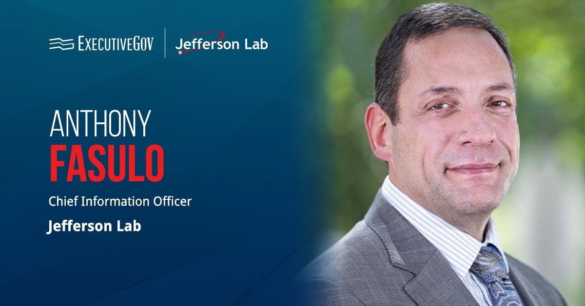 Anthony Fasulo headshot. The former Sandia IT veteran has been appointed Jefferson Lab CIO.