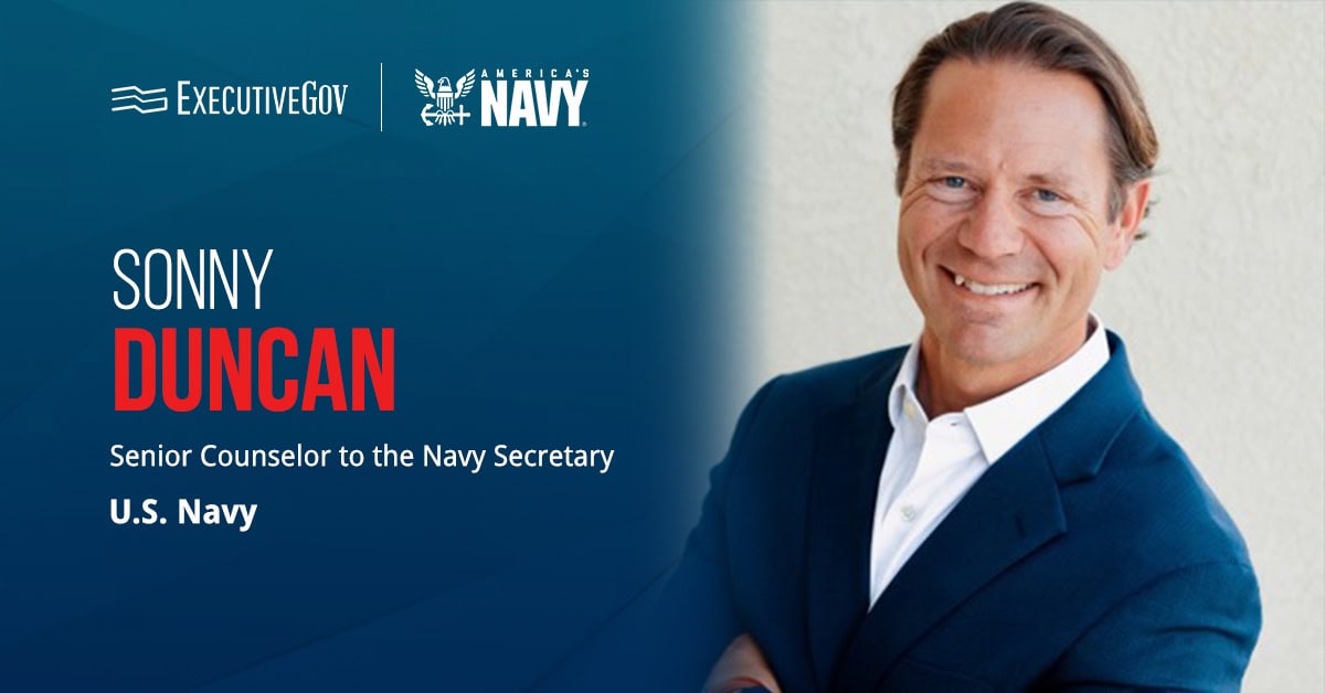 Hung Cao Names Sonny Duncan as Senior Counselor to the Navy Secretary Executive Gov C. Scott "Sonny" Duncan. The former Marine Corps aviator was named senior counselor to the Navy secretary, effective Oct. 1.